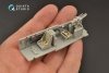 Quinta Studio QD48207 Ju 87D/G 3D-Printed & coloured Interior on decal paper ( Italeri ) 1/48